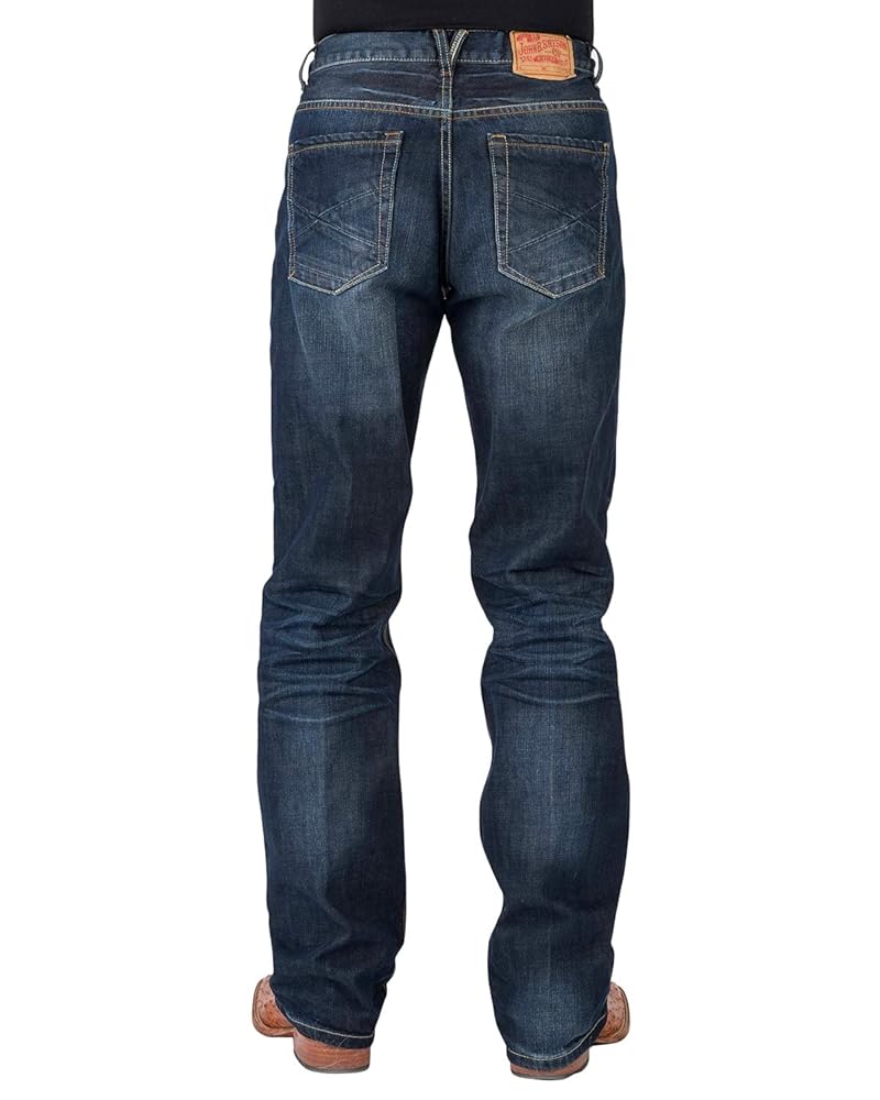 Amazon | Stetson メンズ モダンフィット ブーツカット ジーンズ